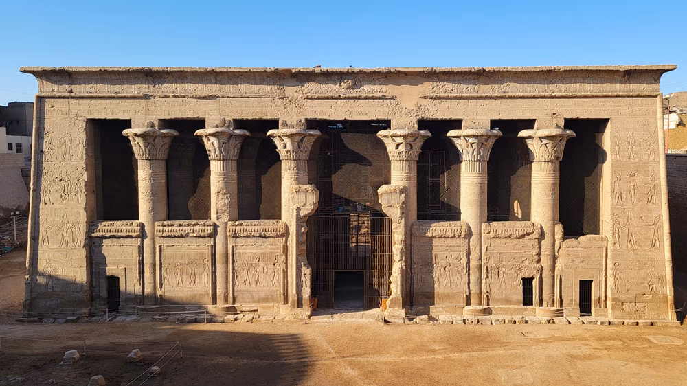 Ancient Temple of Khnum in Esna, a historic site reflecting Egypt’s rich cultural heritage