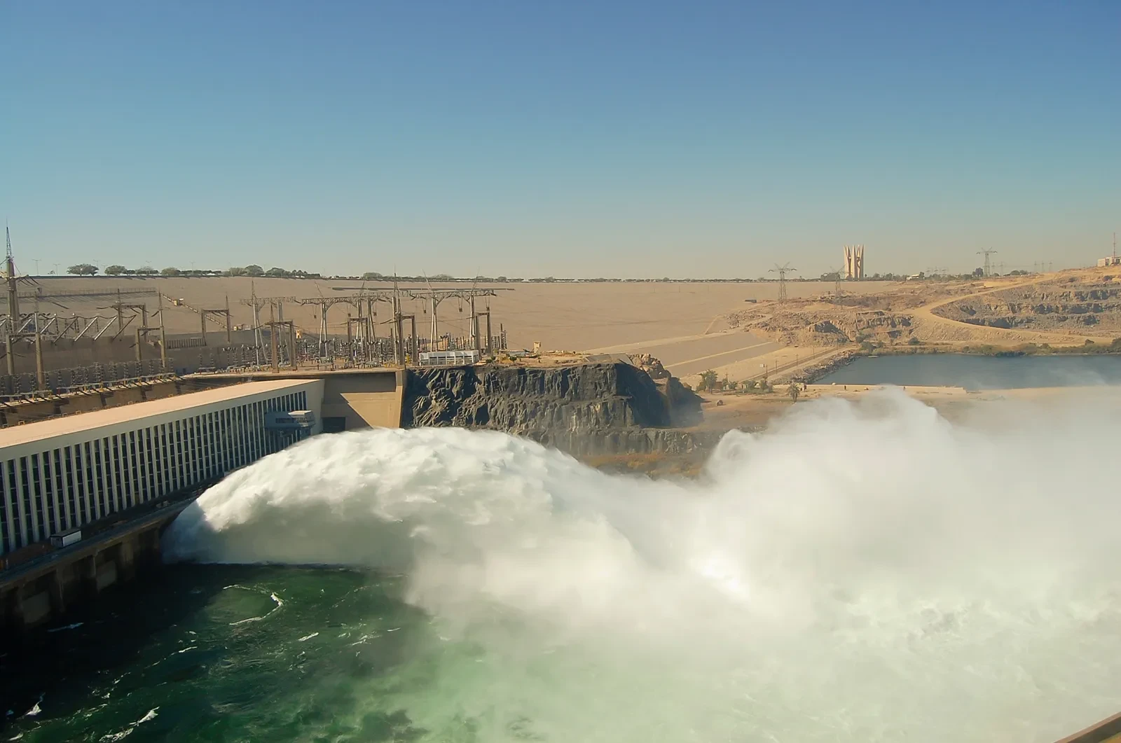 The Aswan High Dam, an important landmark and key Aswan attraction.