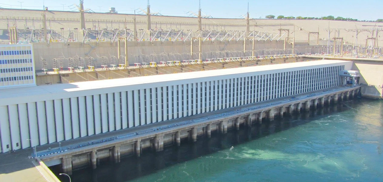 Panoramic view of the Aswan High Dam, a major Aswan attraction.